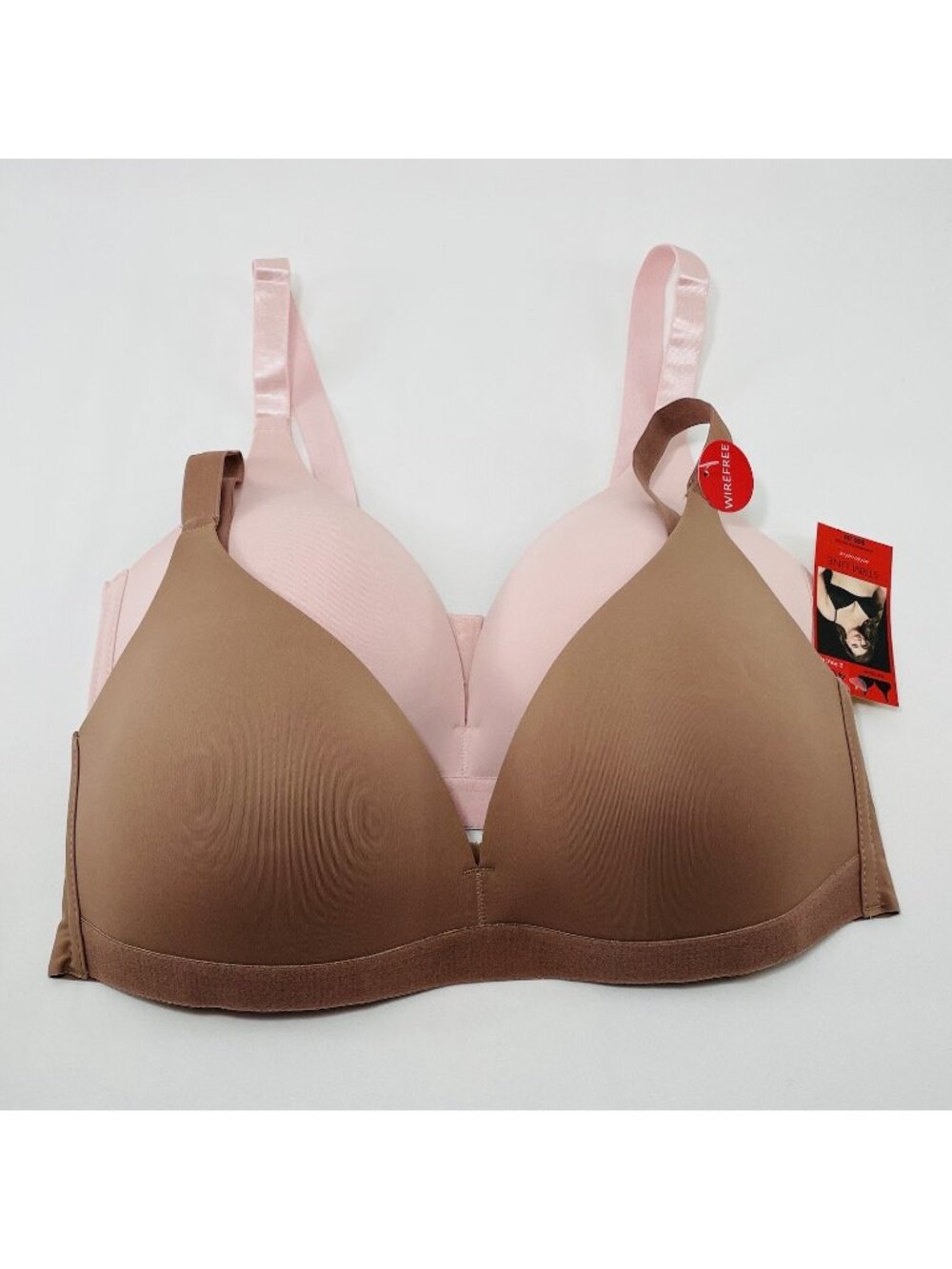 Strm Line Shaping Tshirt Bra 40D Set 2 Pack Pair Full Figure Coverage Comfort